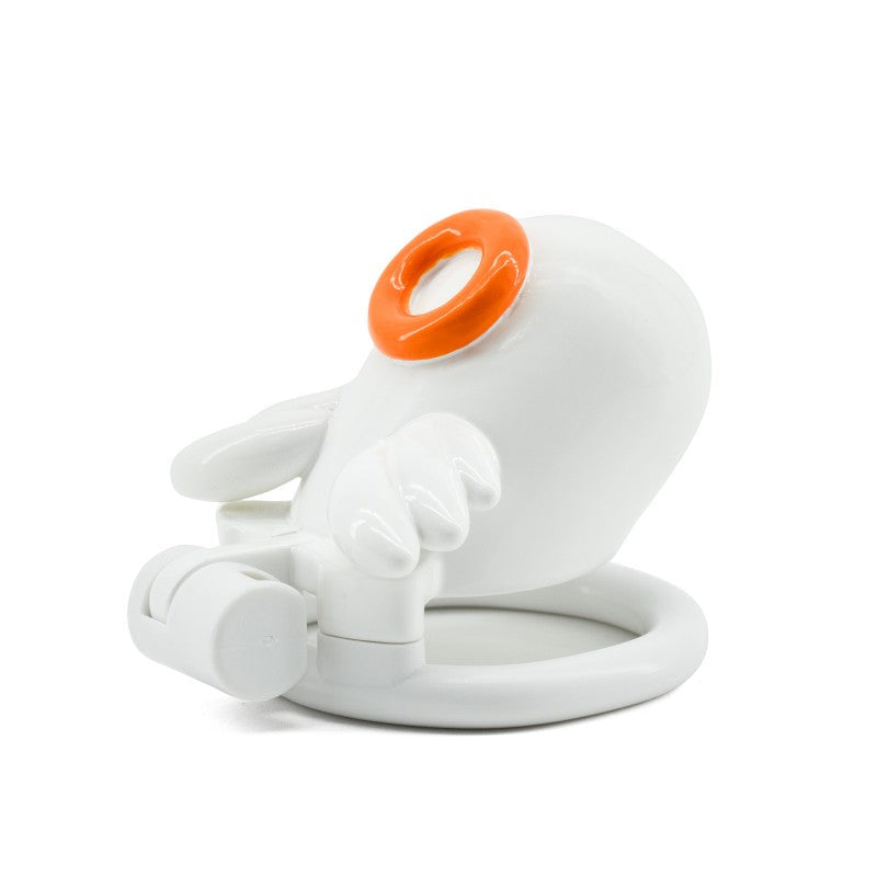 Lightweight Angel-Inspired Male Chastity Cage — Ergonomic Design with Hidden Lock and 4 Rings for Gentle but Firm Control