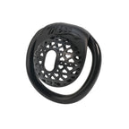 Miss  Heart Lattice Ring Lock – Cute Heart Openwork Chastity Ring (Pink / Black)