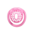 Miss  Heart Lattice Ring Lock – Cute Heart Openwork Chastity Ring (Pink / Black)