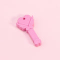 Angel Fairy Wand Key Holder – Pink Heart Wing Chastity Key Holder | Kawaii Magic Wand Key Case for FLR & Femdom