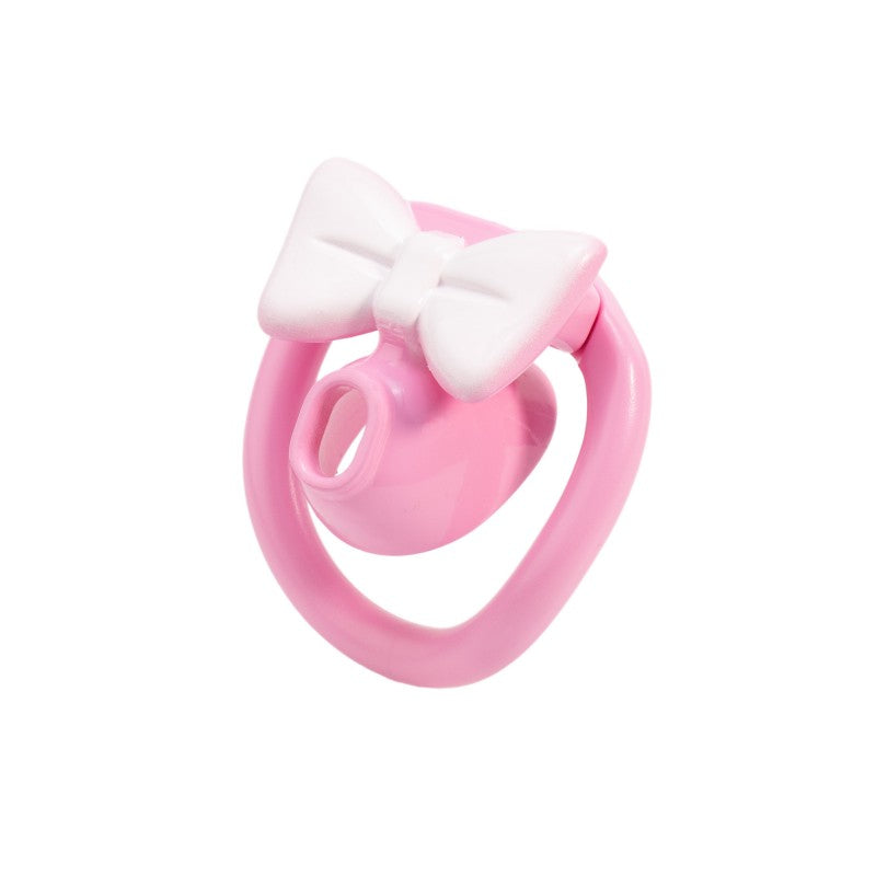 Cute Bow Chastity Ring Set – Progressive Multi-Size Base Rings with Bow Caps