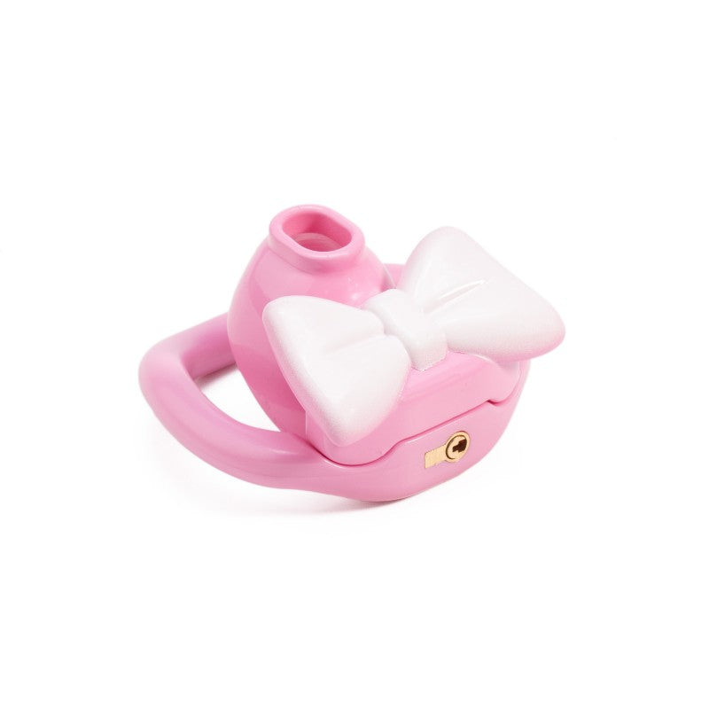 Cute Bow Chastity Ring Set – Progressive Multi-Size Base Rings with Bow Caps