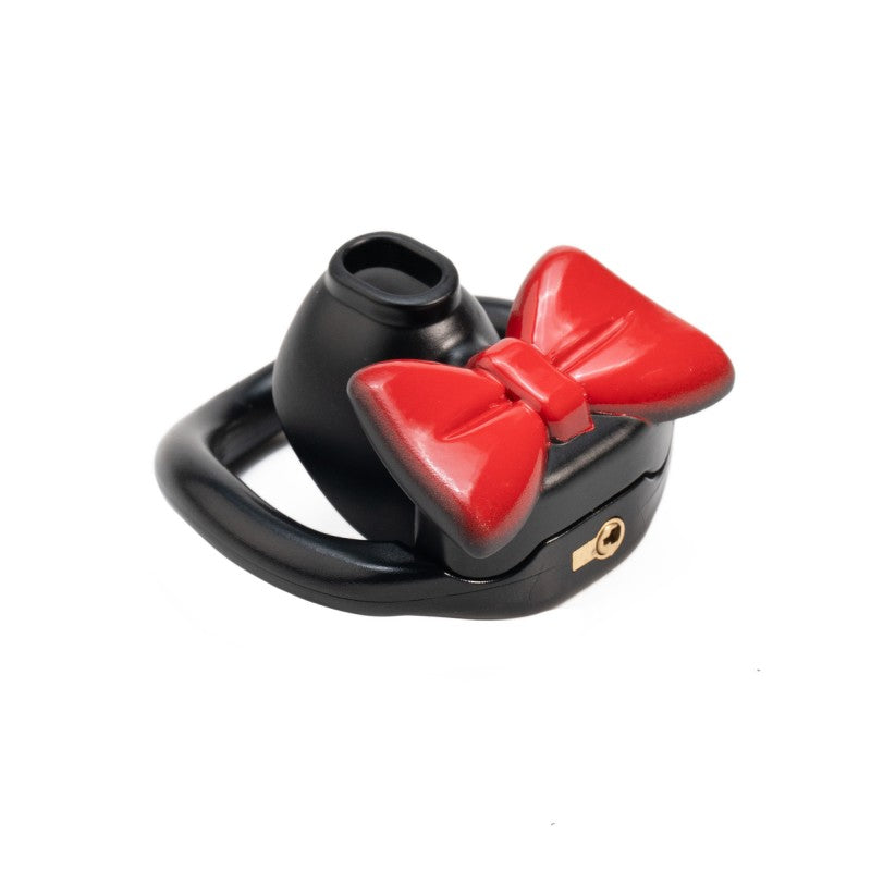 Cute Bow Chastity Ring Set – Progressive Multi-Size Base Rings with Bow Caps