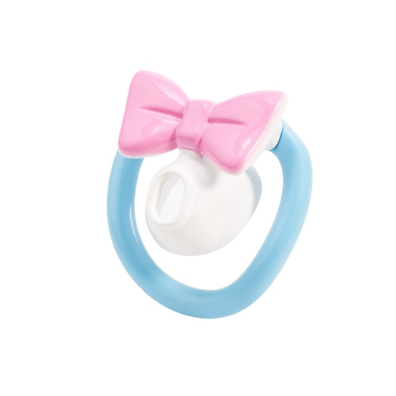 Cute Bow Chastity Ring Set – Progressive Multi-Size Base Rings with Bow Caps