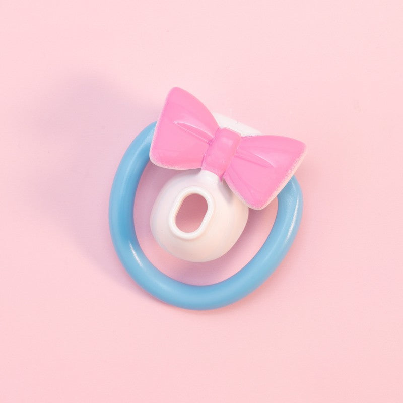 Cute Bow Chastity Ring Set – Progressive Multi-Size Base Rings with Bow Caps