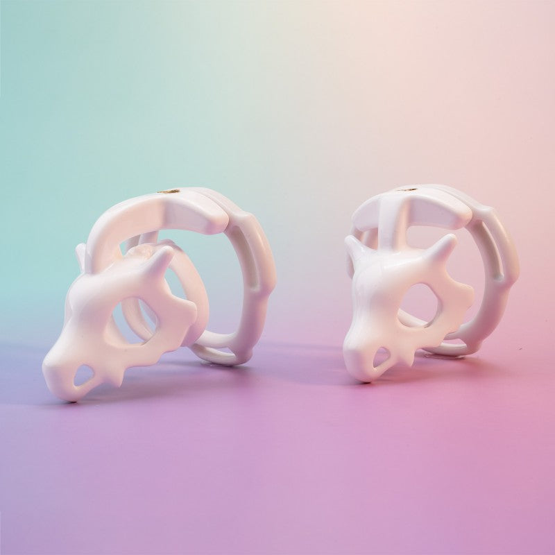 Dinosaur Fossil Skull Chastity Cage – Biomechanical Resin Design 🦴