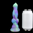 Fantasy Dogdildo Butt Plug - Colorful Monster Knotted Dildo Anal Sex Toy for Women Masturbation