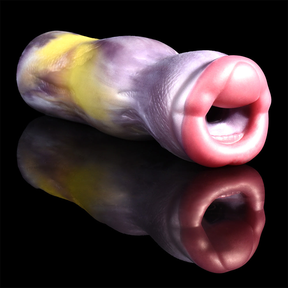 Deep Vacuumn Pocket Pussy Penis Pump - ELDRITCH LIPS Oral Sex Men Masturbation