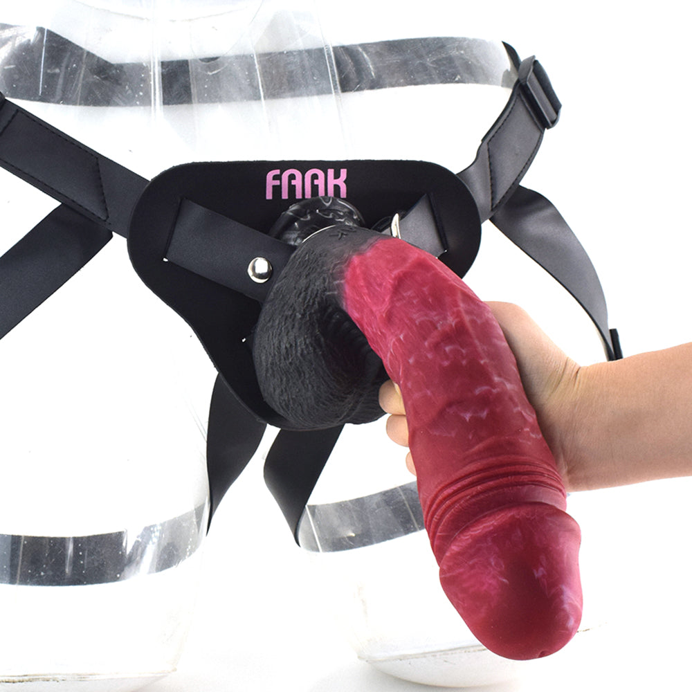 Strapon Strapless Huge Dildo Butt Plug - Realistic Big Girthy Silicone Sex Toys for Woemn Lesbian