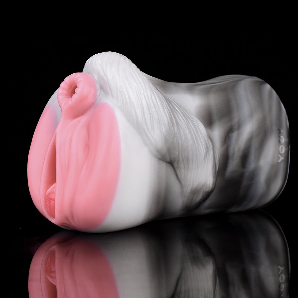 Pink Girl Horse Pussy – Platinum Silicone Animal Fantasy Pocket Masturbator for Men