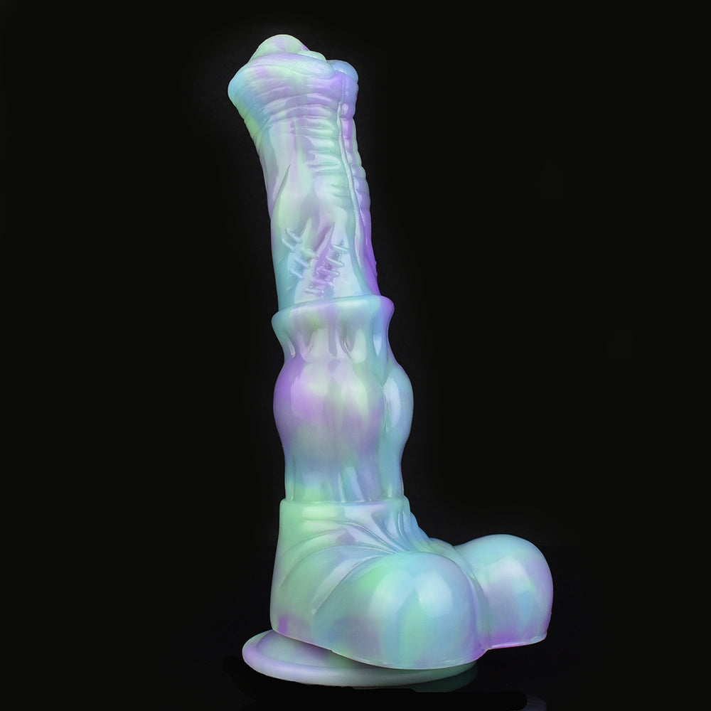 Huge Monster Dildo Anal Butt Plug Prostate Massager - Big Testicle Horsedildo Suction Cup Sex Toy