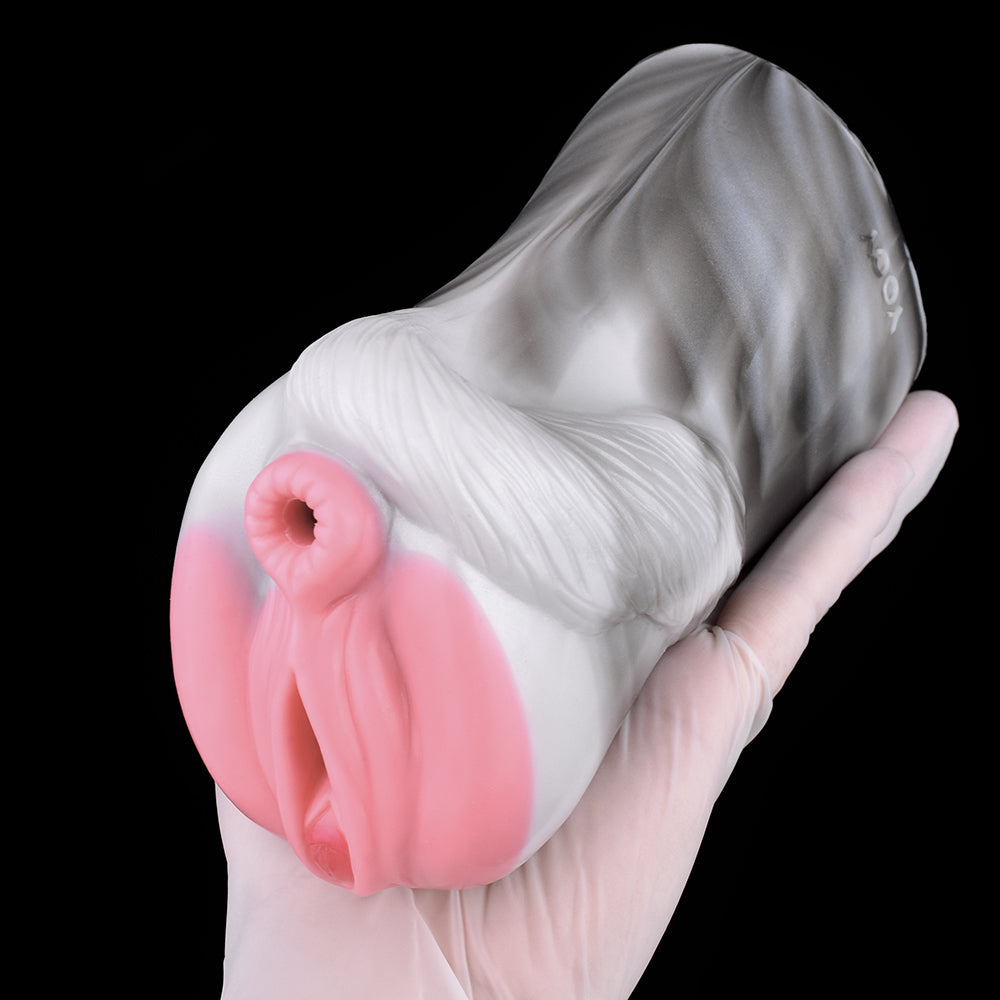 Pink Girl Horse Pussy – Platinum Silicone Animal Fantasy Pocket Masturbator for Men