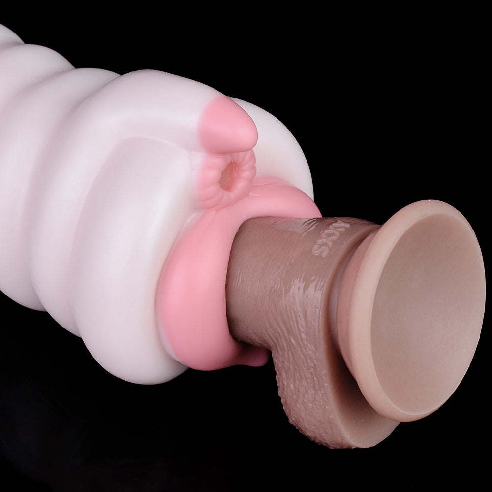 Fantasy Pig Pussy Pocket Masturbator - Pink Realistic Animal Pussies Blowjob Sex Toys for Men