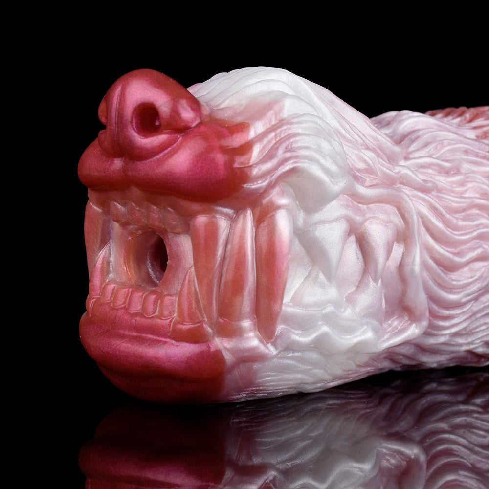 Dog Vagina Pocket Pussy Male Masturbator - Double Channel Silicone Mens Penis Sex Toys