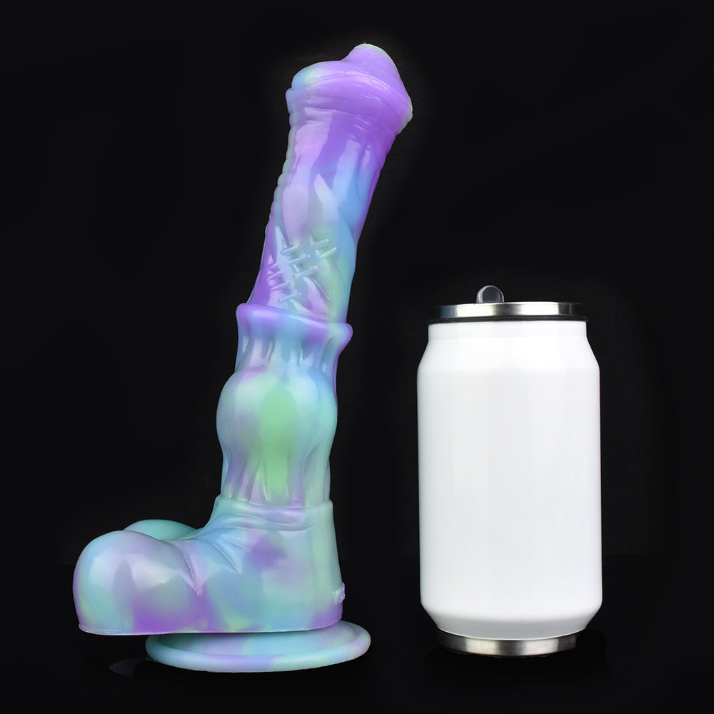 Huge Monster Dildo Anal Butt Plug Prostate Massager - Big Testicle Horsedildo Suction Cup Sex Toy