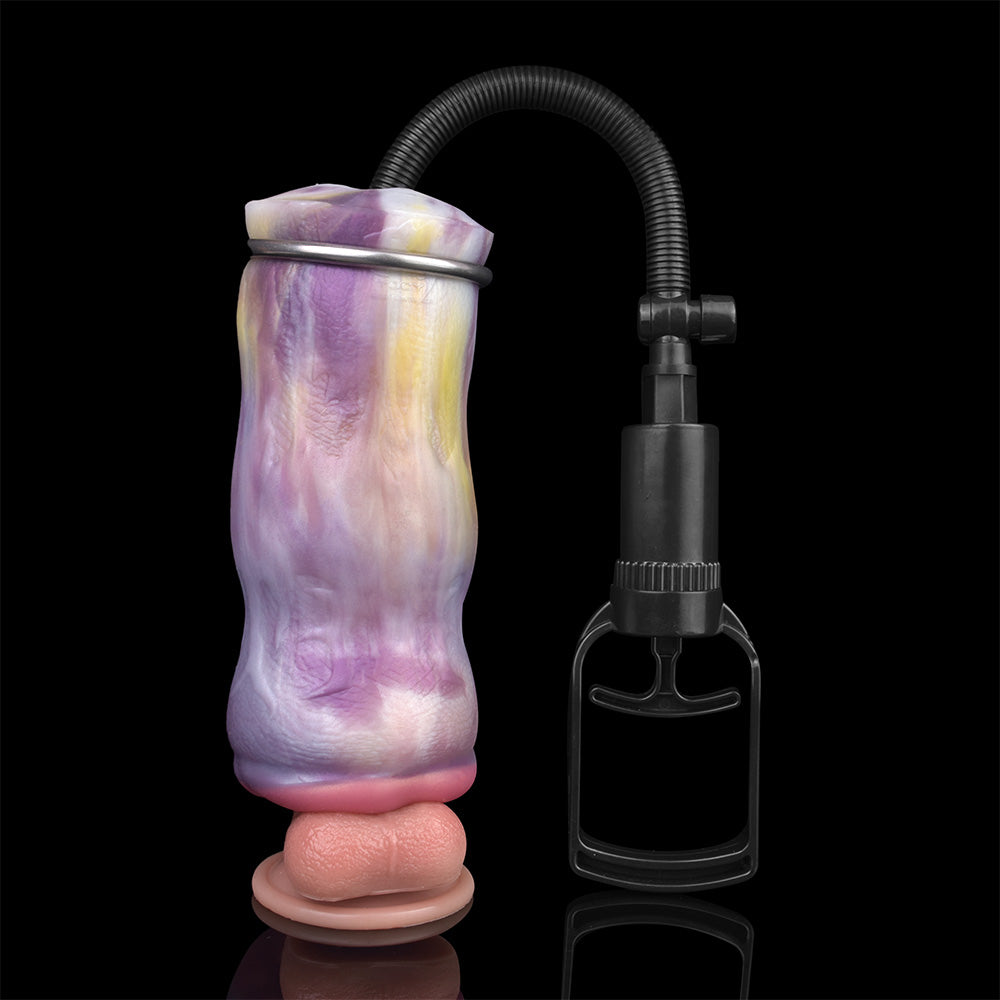 Deep Vacuumn Pocket Pussy Penis Pump - ELDRITCH LIPS Oral Sex Men Masturbation