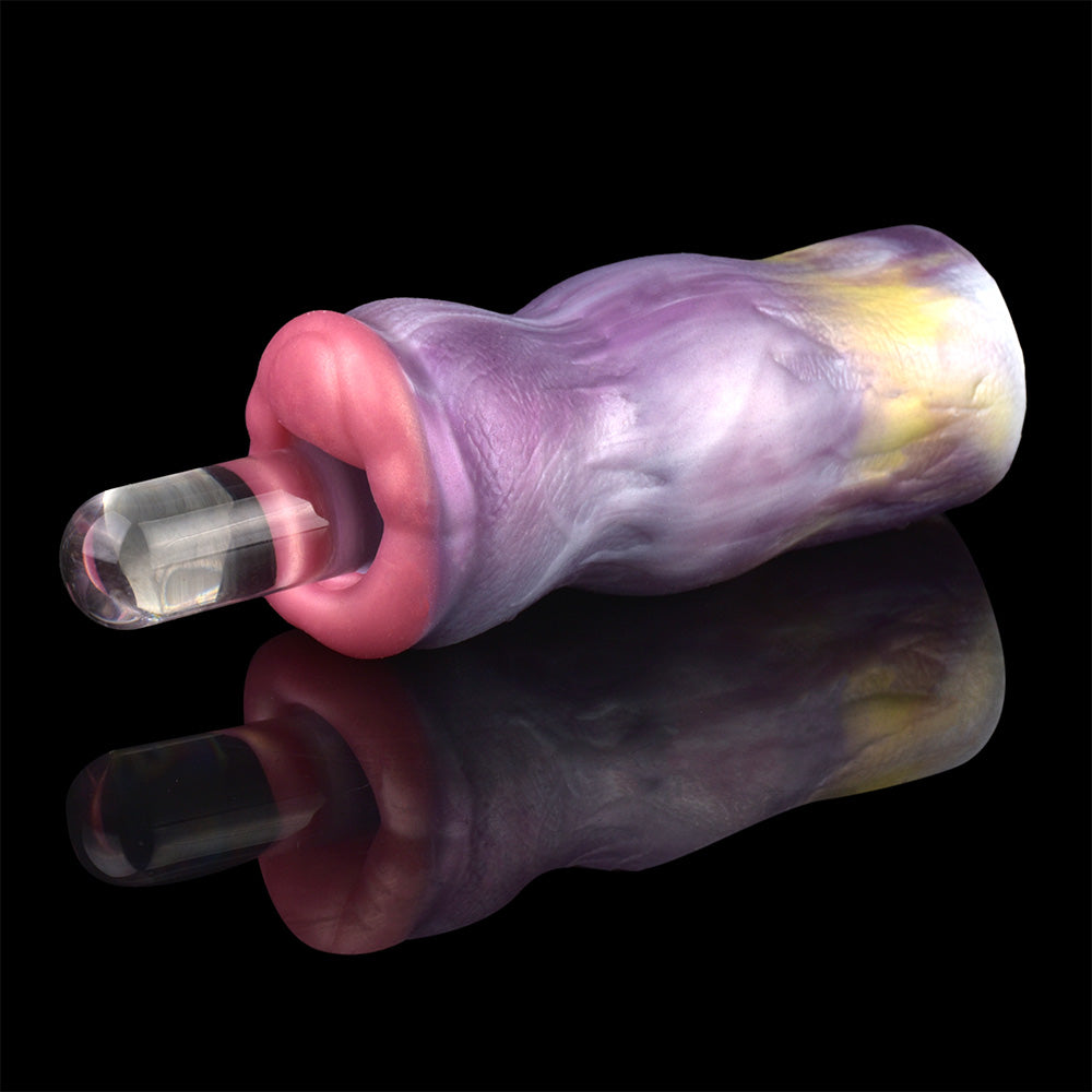 Deep Vacuumn Pocket Pussy Penis Pump - ELDRITCH LIPS Oral Sex Men Masturbation
