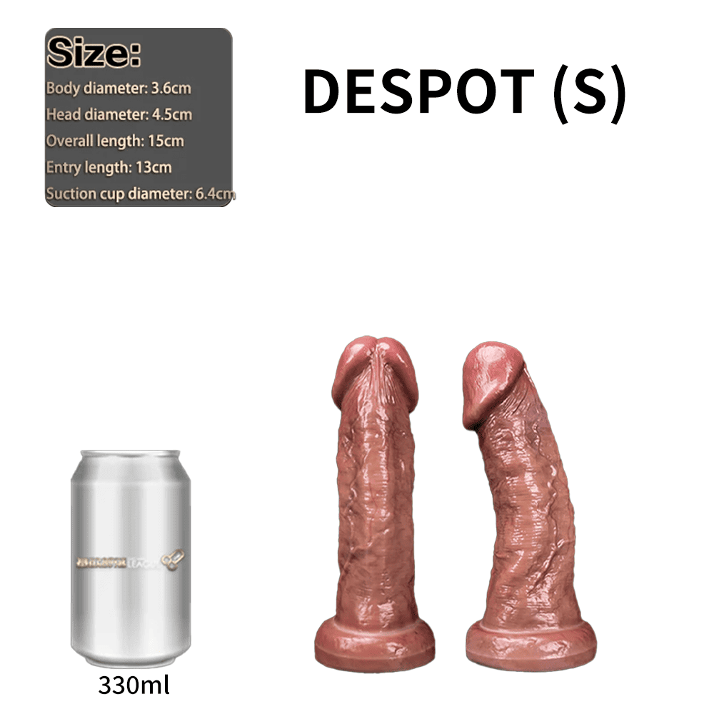 Despot–Realistic-Dildo-with-Veiny-Texture-Powerful-Suction-Base_5