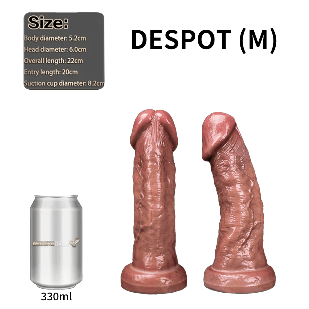 Despot–Realistic-Dildo-with-Veiny-Texture-Powerful-Suction-Base_7