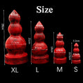Silicone Anal Dildos - Huge Soft Anal Plug Prostate Massage Milk for Men Women