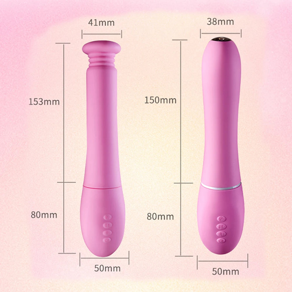 Domlust Endoscope Vibrator – App-Controlled 3-in-1 Thrusting Vibrating Live-View Camera Platinum Silicone Sex Toy