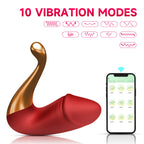 Swan Realistic Dildo Vibrating Panties - APP Control Double Clit Vibrator Wopmen Masturbator Gifts
