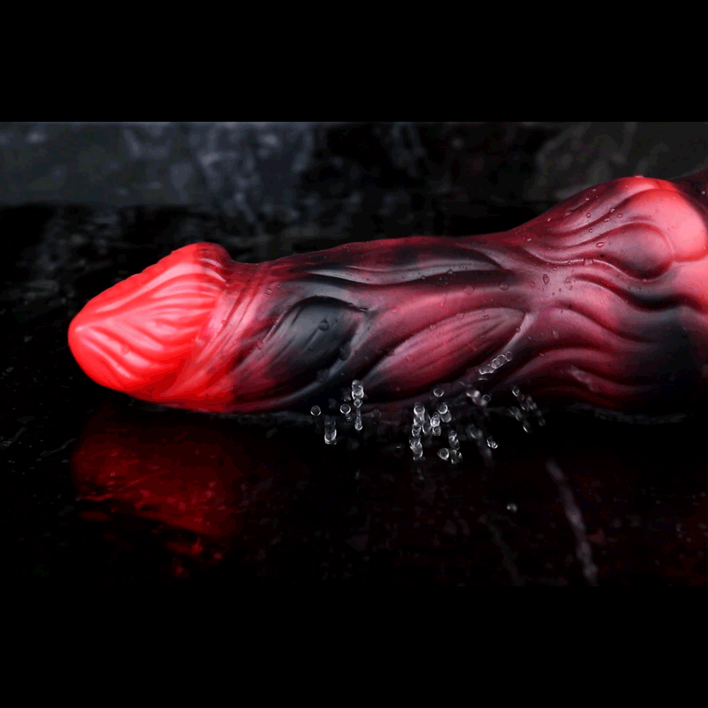 Vibrating Cock Sleeve Dragondildo Penis Sheath - Men Masturbating Extender Sex Toys