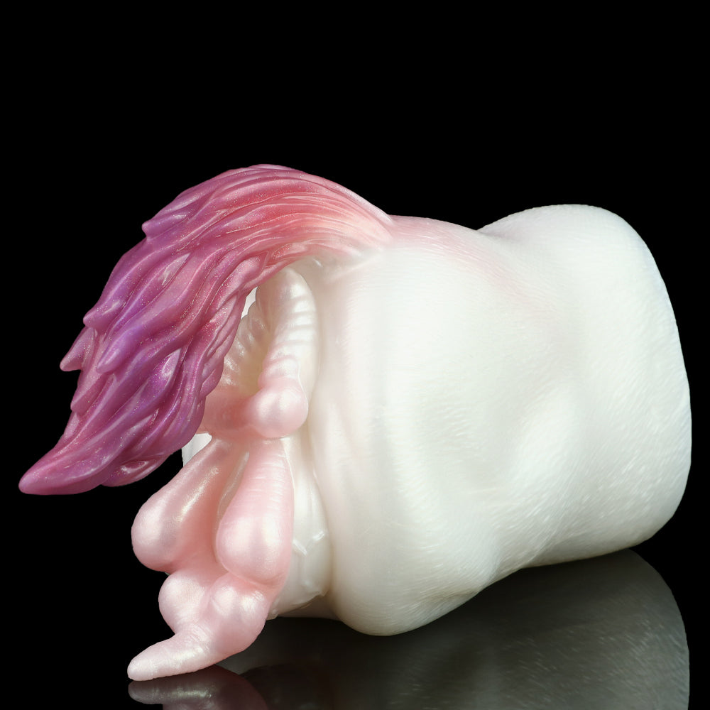 Rainbow Stallion Horse Pussy | Crystal Silicone Fantasy Animal Masturbator with Tail — Domlust