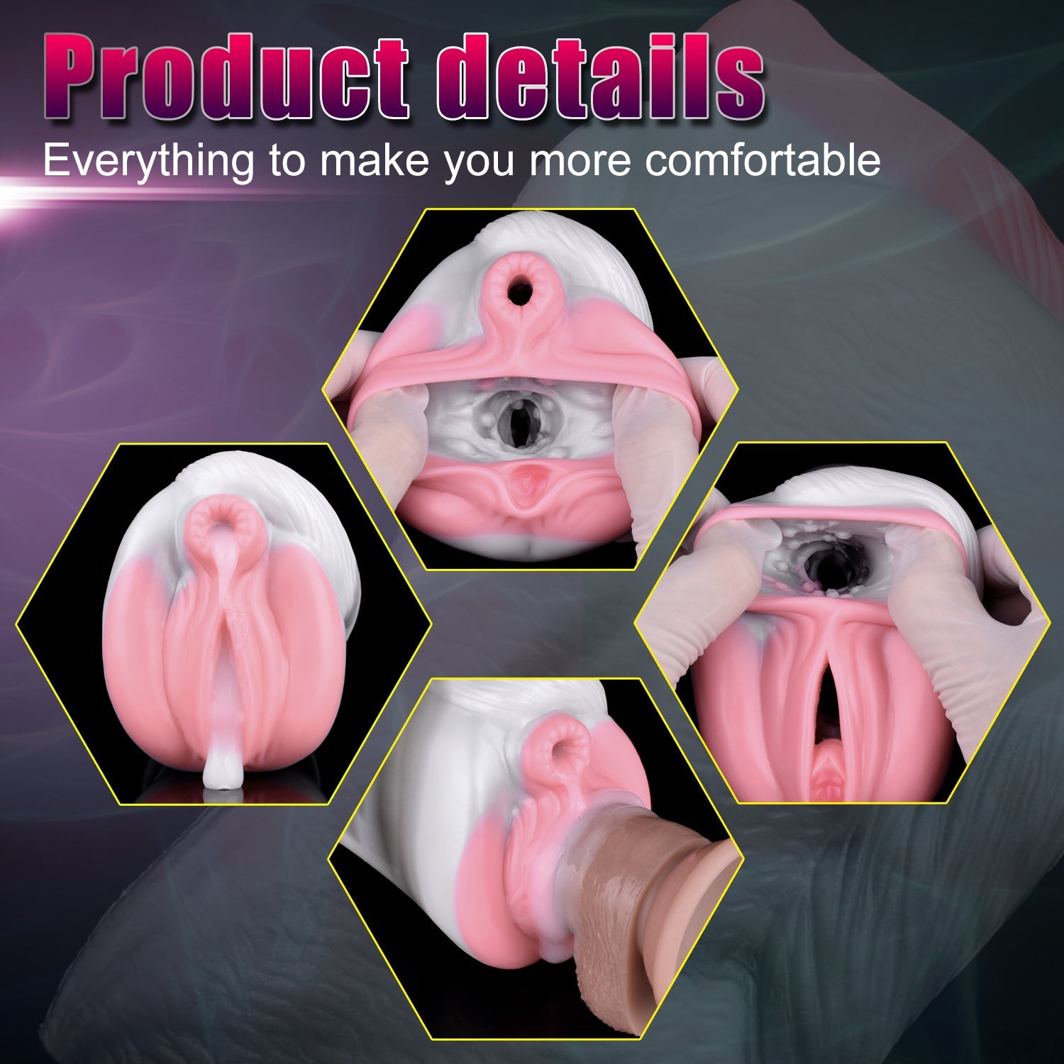 Pink Girl Horse Pussy – Platinum Silicone Animal Fantasy Pocket Masturbator for Men
