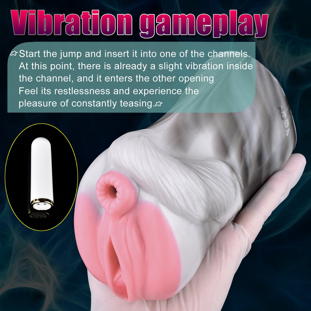 Pink Girl Horse Pussy – Platinum Silicone Animal Fantasy Pocket Masturbator for Men