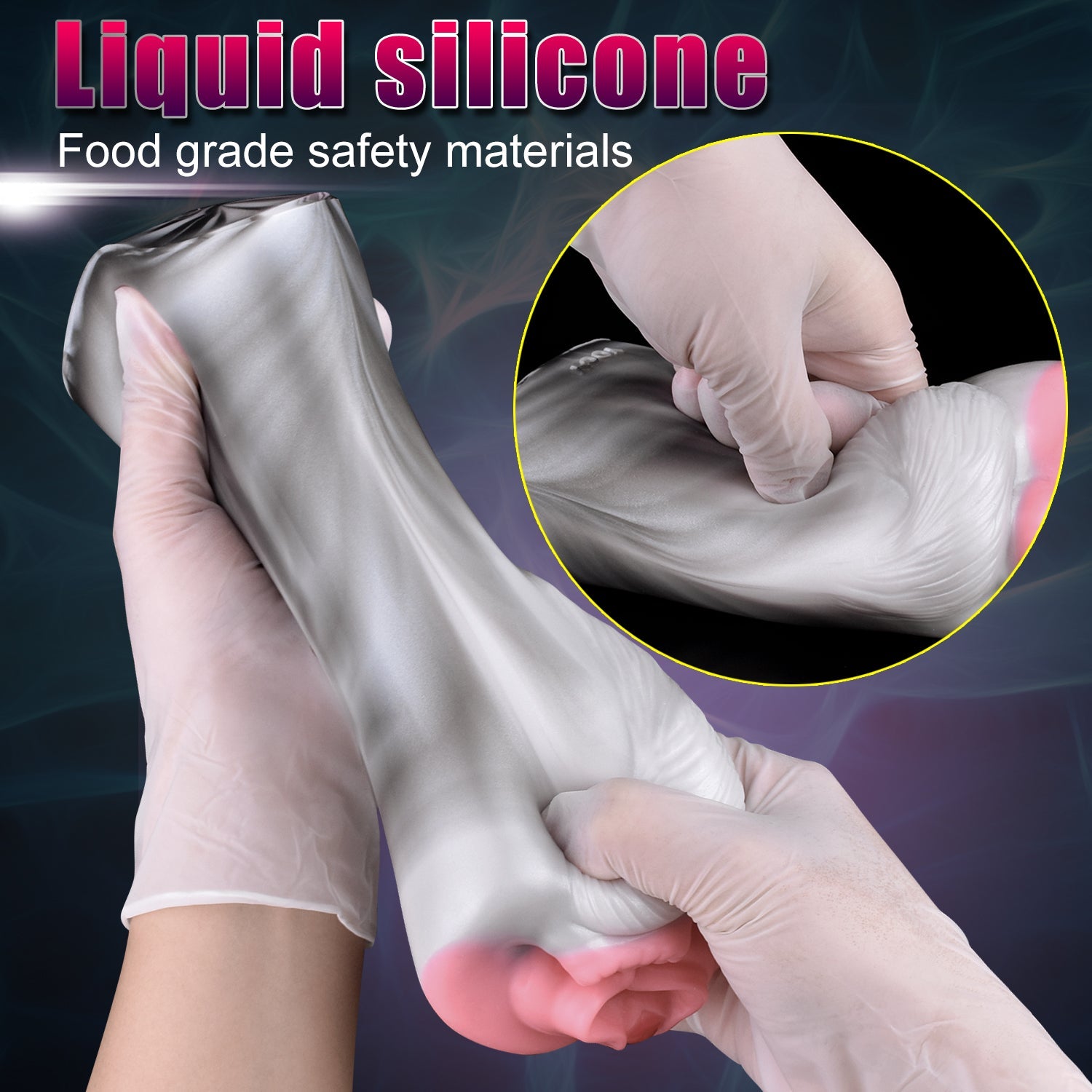 Pink Girl Horse Pussy – Platinum Silicone Animal Fantasy Pocket Masturbator for Men