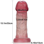 Big Glans 13 inch Huge Realistic Dildo -  Lifelike Suction Cup Sex Toys for Women Masturbation