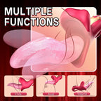 Realistic Tongue Vibrator Sex Toys for Women - Handy Vibrating Dildo G-spot Female Masturbator