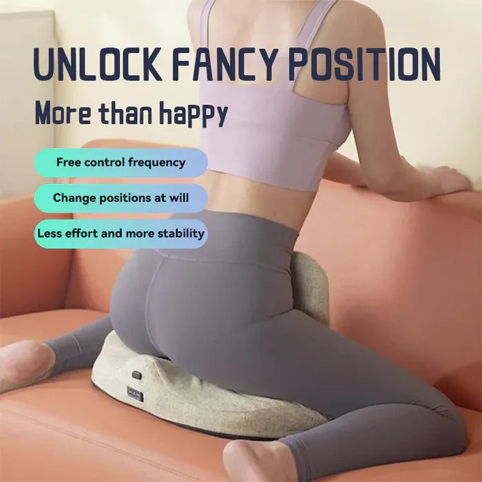 Sex Pillow Riding On the Couch - Butthole Bleach Remote Control Vibrating Sexpillow Women Masturbation