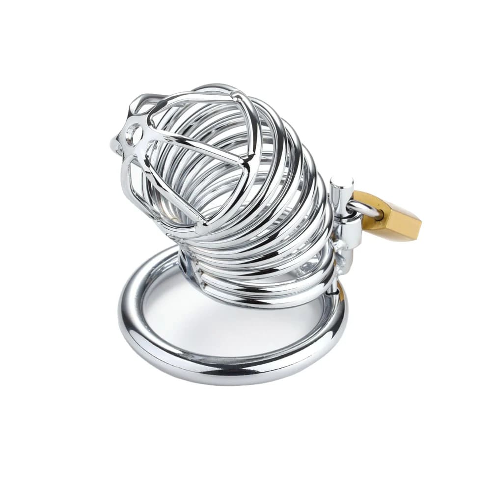 Dravox-Metal-Spiral-Male-Chastity-Device-Set-with-3-Rings
