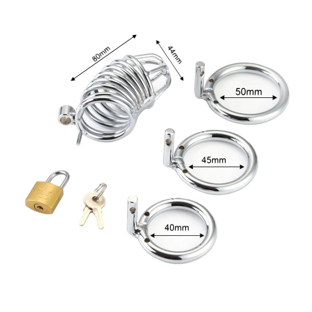 Dravox-Metal-Spiral-Male-Chastity-Device-Set-with-3-Rings