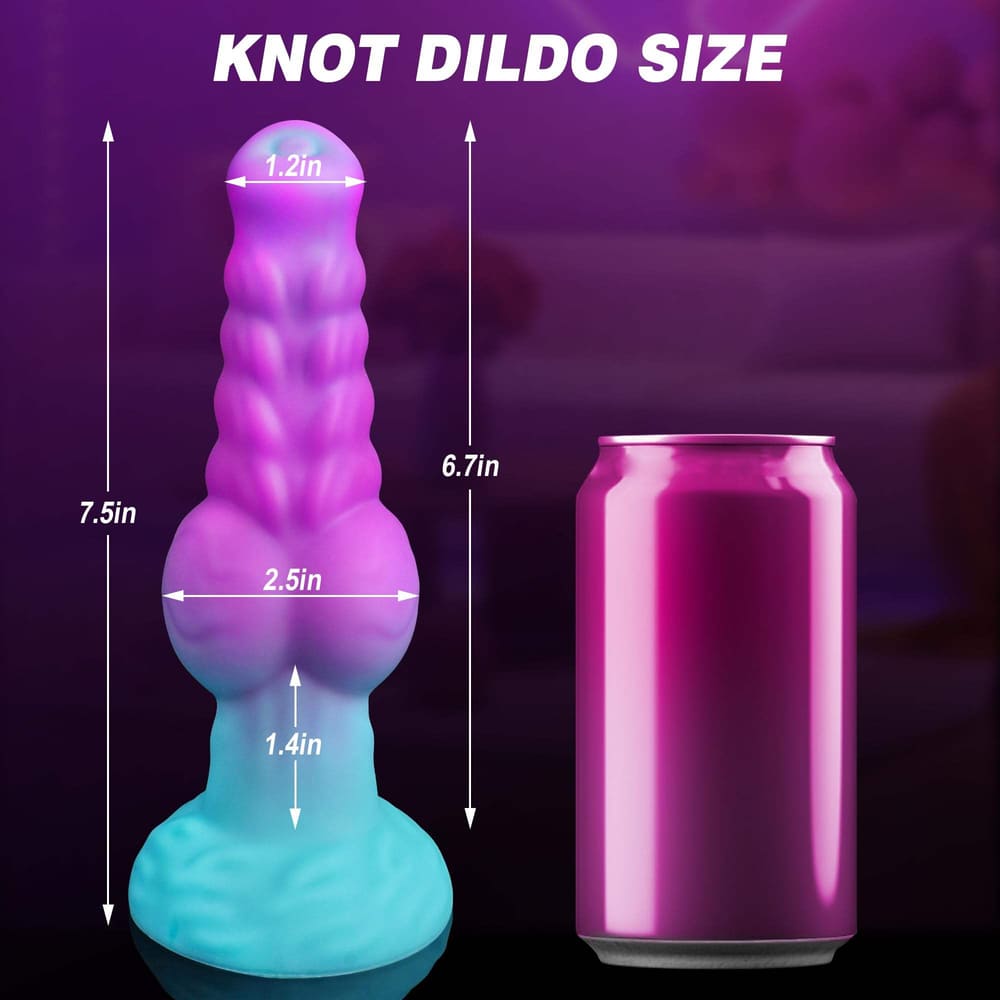 Drew-Silicone-Fantasy-Knot-Dildo