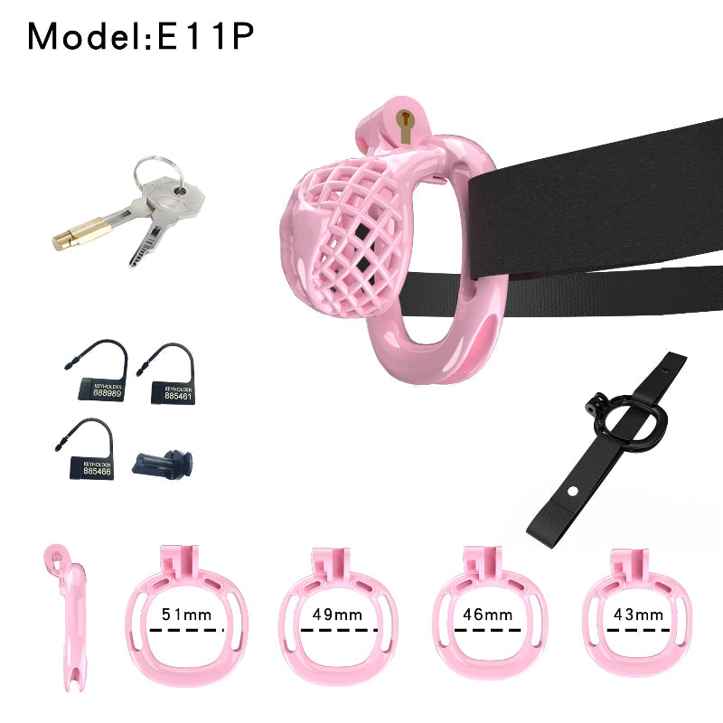 Mesh Ventilated Labia Chastity Cage – Multiple Sizes for All-Day Comfort