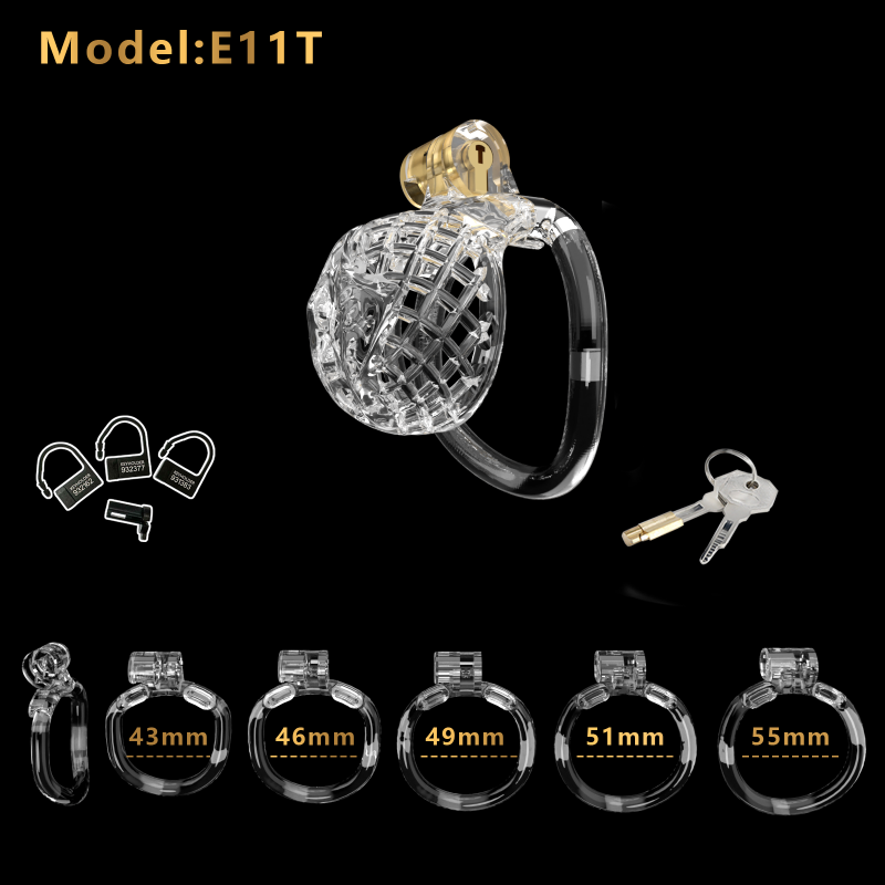 Mesh Ventilated Labia Chastity Cage – Multiple Sizes for All-Day Comfort
