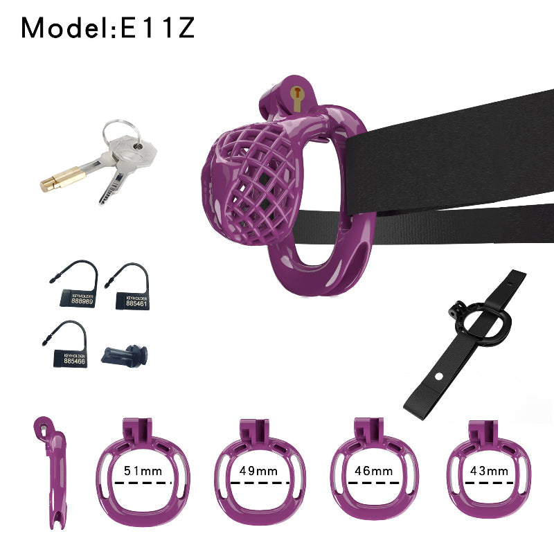 Mesh Ventilated Labia Chastity Cage – Multiple Sizes for All-Day Comfort