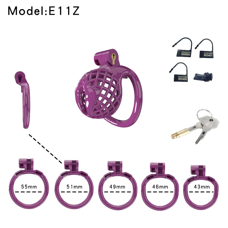 Mesh Ventilated Labia Chastity Cage – Multiple Sizes for All-Day Comfort