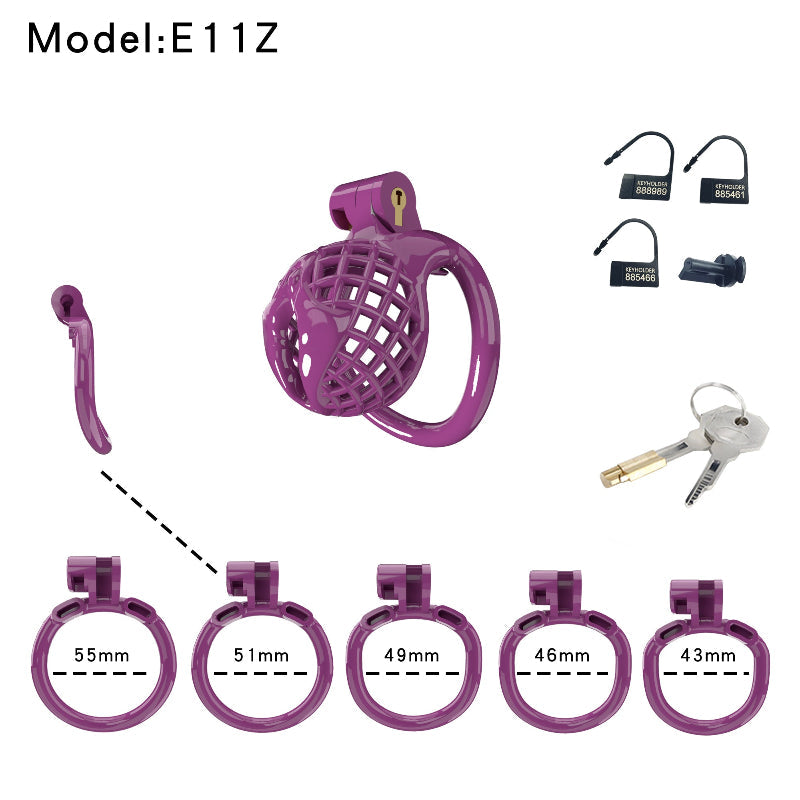 Mesh Ventilated Labia Chastity Cage – Multiple Sizes for All-Day Comfort