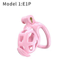 3D Printed Male Chastity Cage with Lock & 5 Rings – Resin Virginity Device for Men