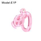 Pink Viper Chastity Cage – 5 Sizes Available, Wearable Base Ring Design