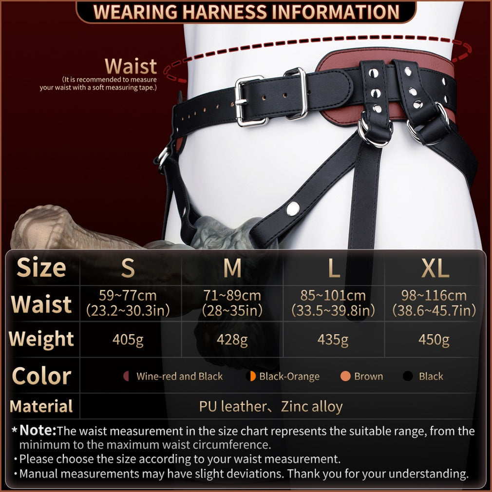 Fantasy Horse Knot Silicone Penis Sleeve & Cock Extender - Wearable Strap-On Dildo for Men with Erectile Challenges