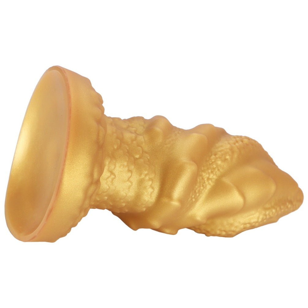 Golden Silicone Fantasy Fist Dildo – Anal Beads Expansion & Orgasmic Massage Sex Toys for Women