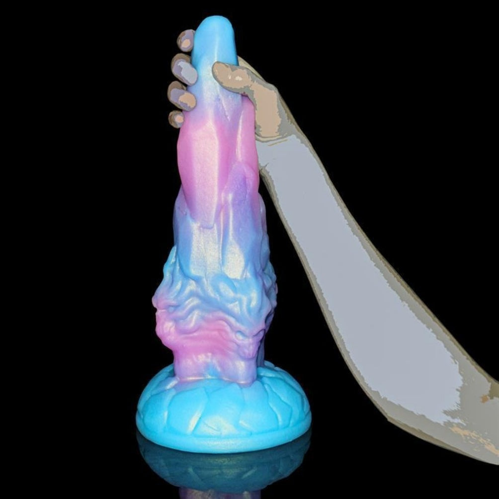 Alien Xenomorph Monster Dildo – Irregular Texture Fantasy Silicone Dildo with Suction Cup S/L | Domlust