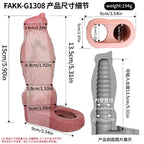 Fantasy Penis Sleeve Sheath - Realistic Dogdildo Knotted Cocksleeve Condom Male Sex Toy