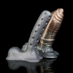 Wearable Monster Strap On Cock Sleeve – Canine Knot Penis Extender & Stamina Training Male Sex Toys