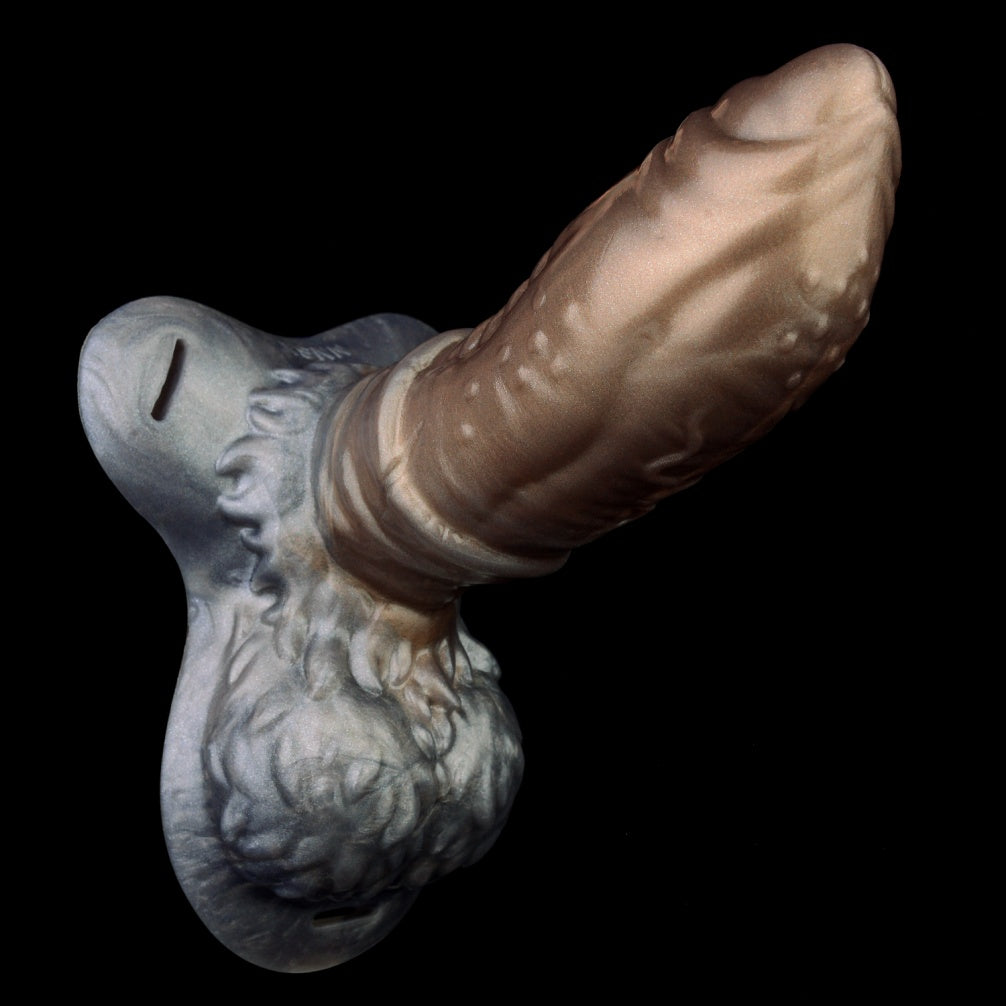 Wearable Monster Strap On Cock Sleeve – Canine Knot Penis Extender & Stamina Training Male Sex Toys